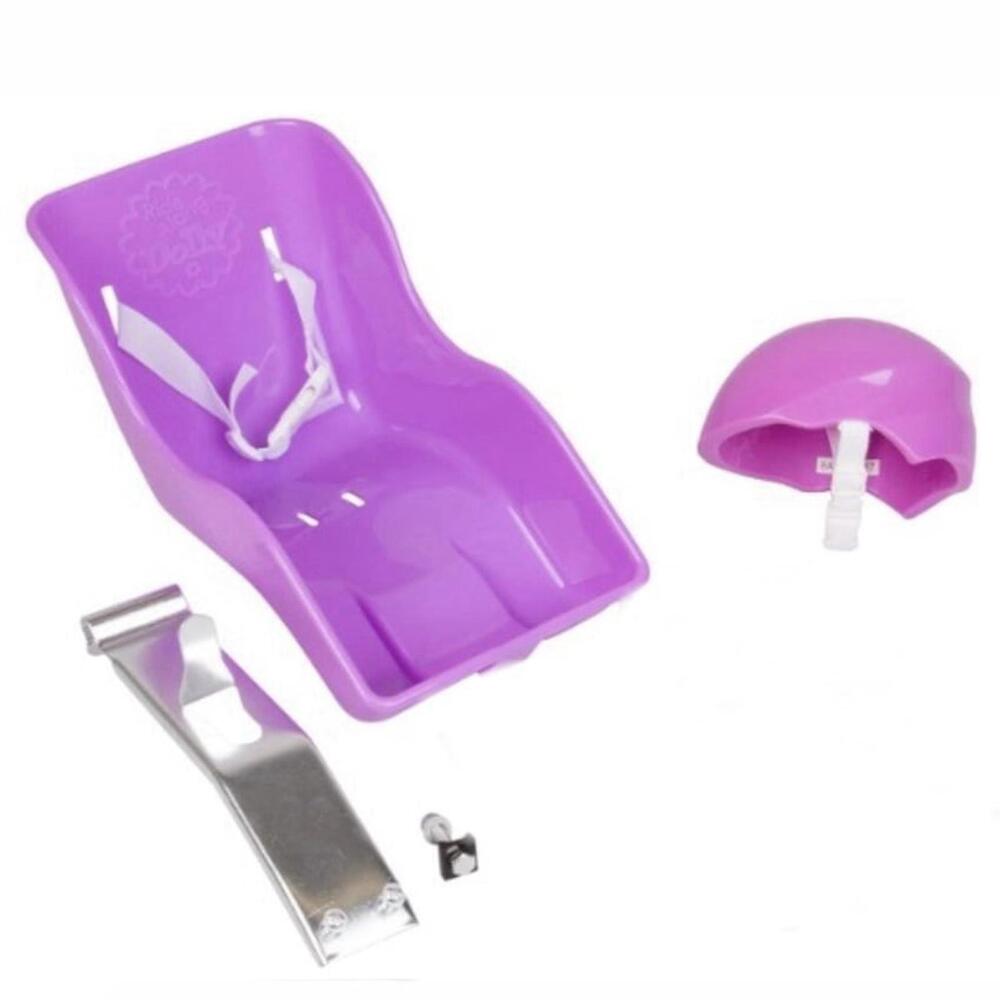Doll Bicycle Seat & Helmet Pack(Purple)